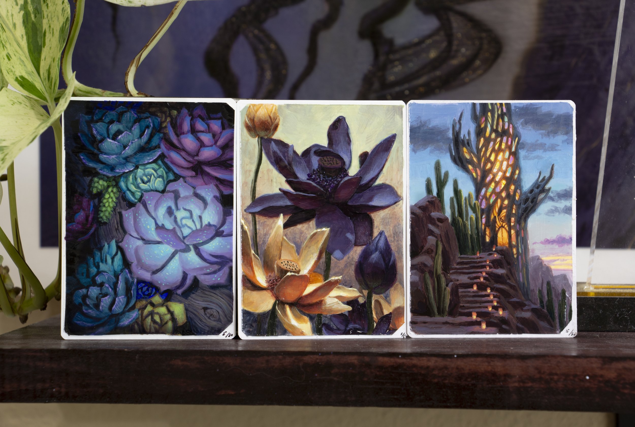 Snow-Covered Plains (foil) MtG Artist Proof — Sarah Finnigan Art